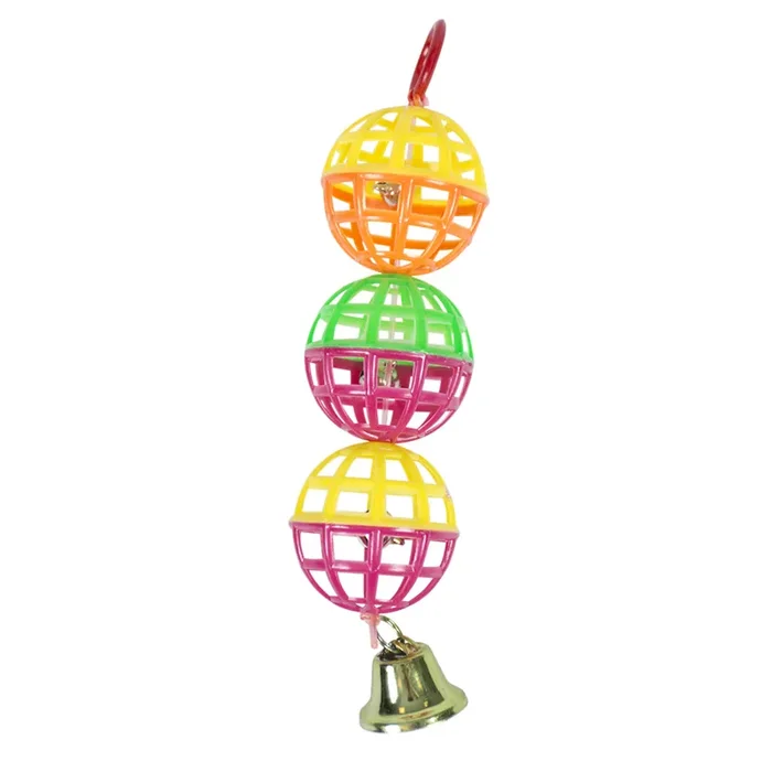 Bird toy ball with bell Duvoplus [Size 15x4x4 cm]