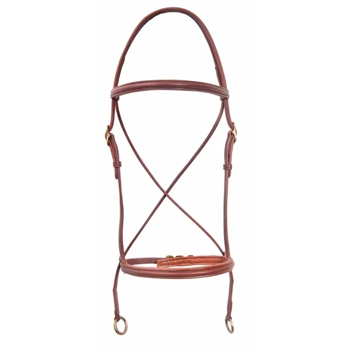 Bitless leather bridle Karlslund [Size 4x39x33 cm]