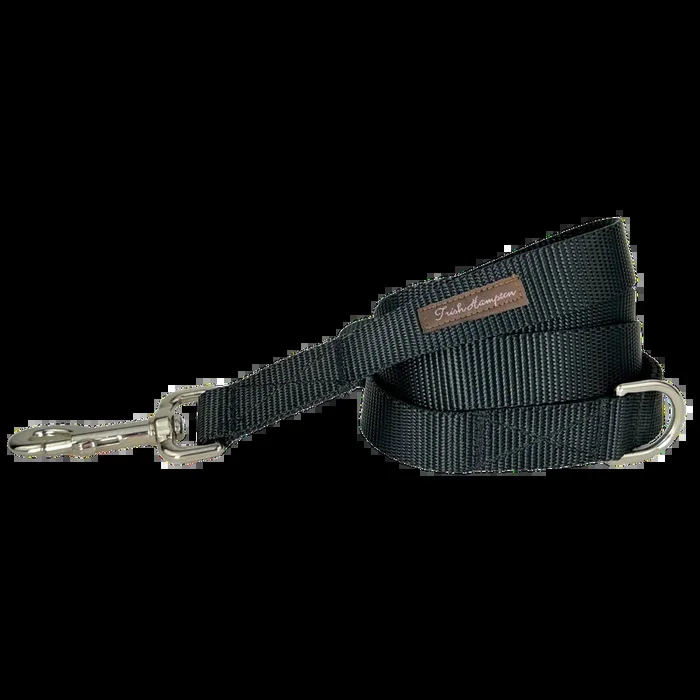 Black Nylon Webbing 6ft Dog Leash – 807