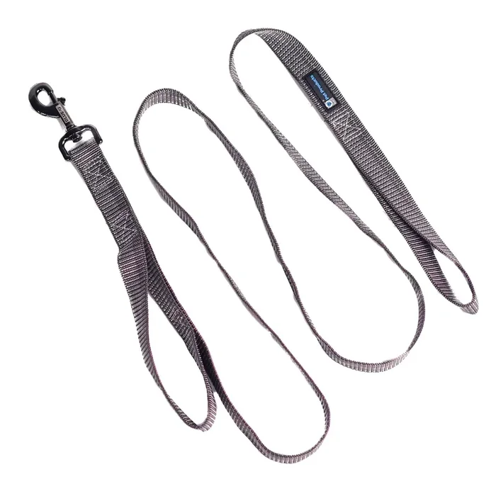 Blue-9 Reflective Close Control Dog Leash – Gray Fog