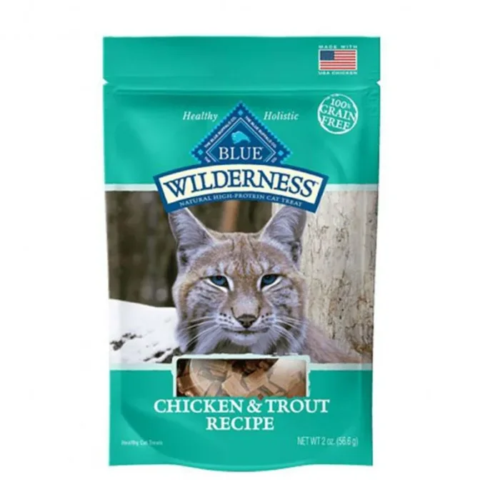 Blue Buffalo Wilderness Grain-Free Cat Treats – Chicken and Trout