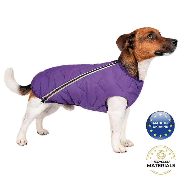 Bonne et Filou Sustainable Eco-Friendly Dog Jacket – Purple