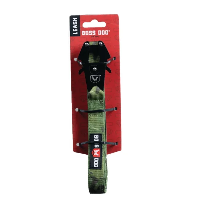 Boss Dog Tactical Leash – Green Camo
