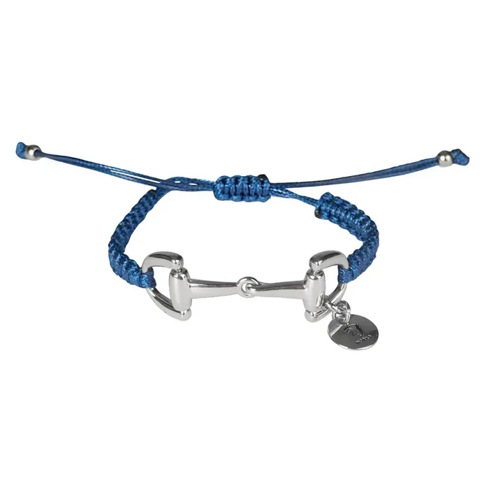 Braided bracelet with bit decoration Horka