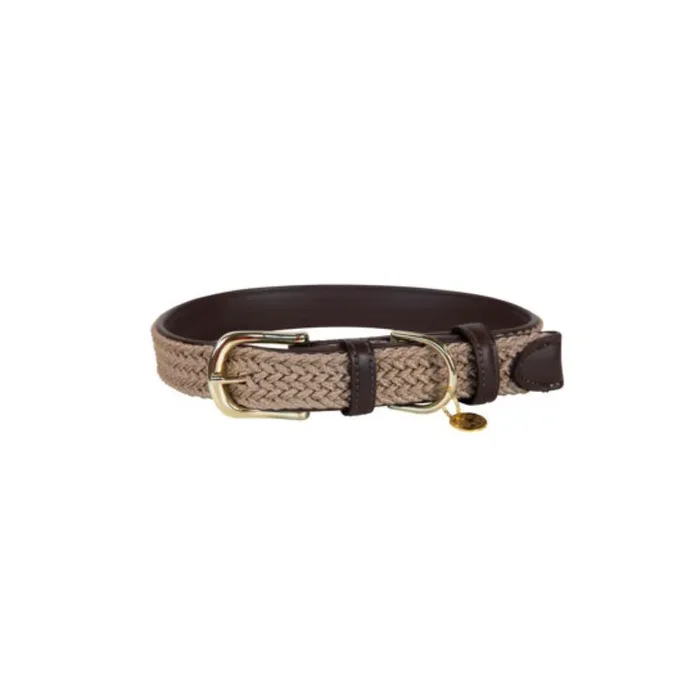 Braided nylon dog collar Kentucky [Size 2XS]