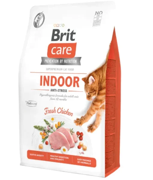 Brit Care – Cat Grain-Free Indoor Anti-stress 2kg