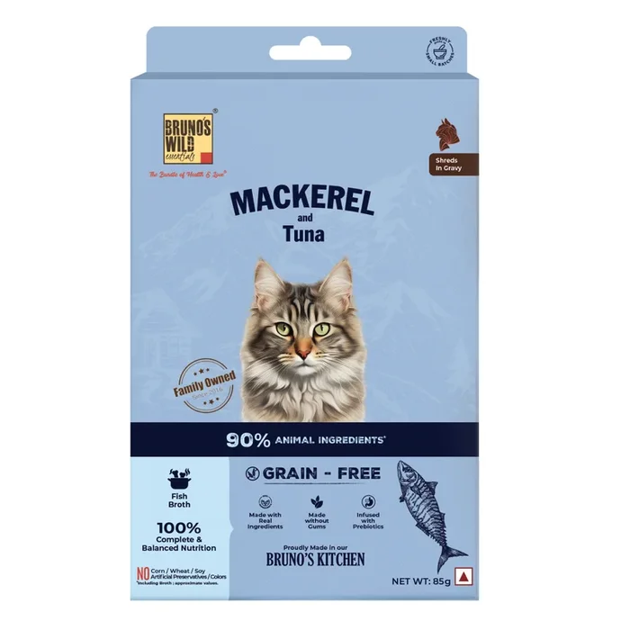 Bruno’s Wild Essentials Mackerel & Tuna Cat Wet Food