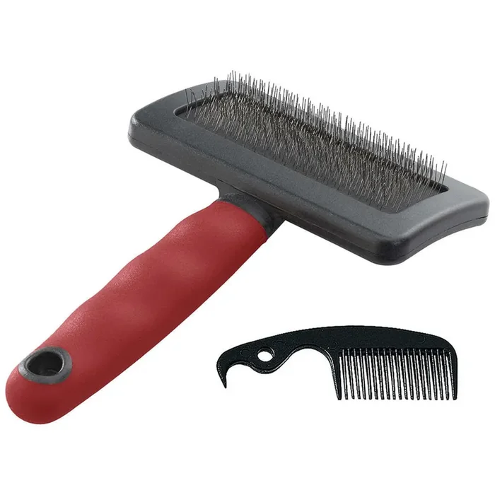 Brush for dogs and cats Ferplast GRO 5946 [Size 16.5×11.4×3.3 cm]