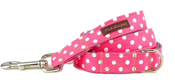 Bubblegum Polka Dot 6ft Leash – 512