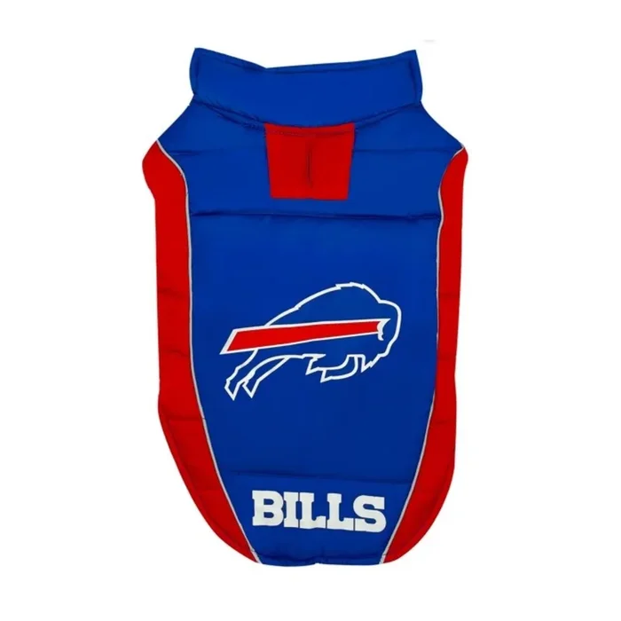 Buffalo Bills Puffer Dog Vest by Pets First