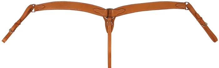 Buffalo Leather 2-Ply Contoured Breast Collar
