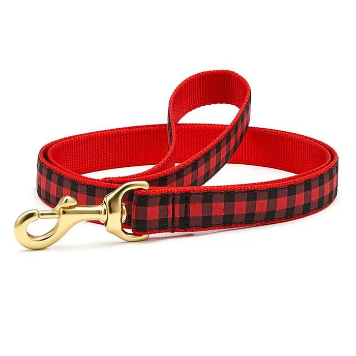 Buffalo Plaid Dog Leash by Up Country
