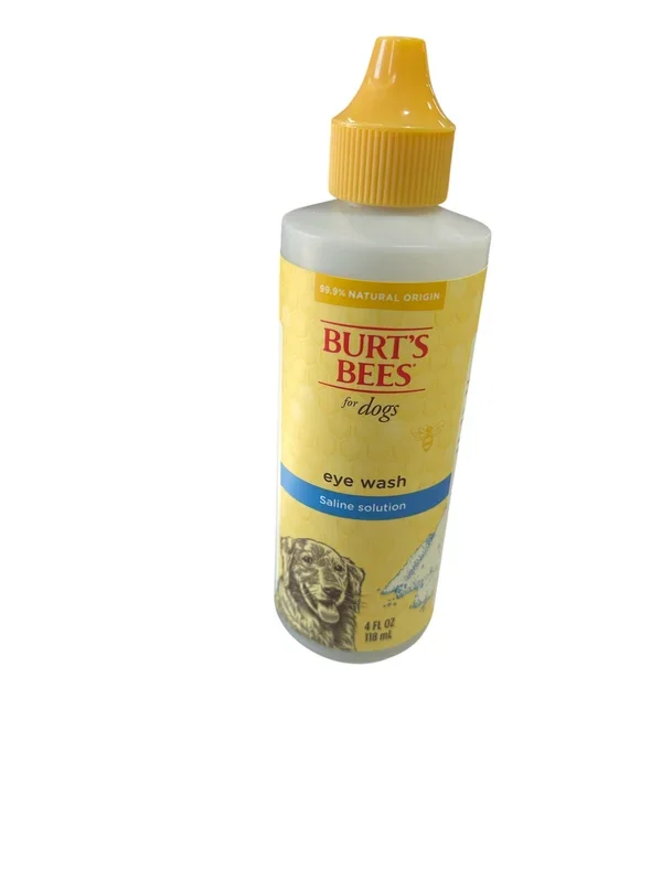 Burt’s Bees for Pets Eye Wash with Saline Solution for Dogs, 99.9% Natural Origin Formulas, Dog Eye Cleaner, Eye Wash for Dogs, Eye Treatment for Dogs, 4 oz