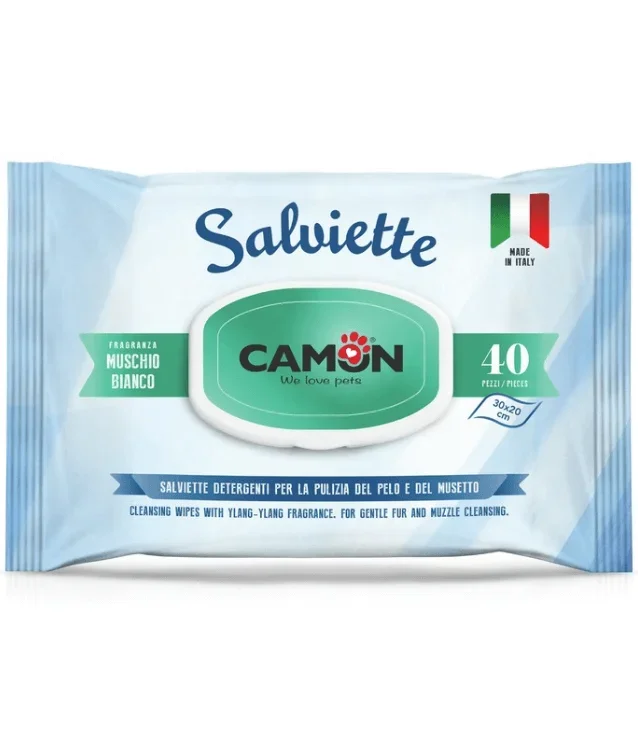 Camon Salviette White Musk Wipes 40 Sheets