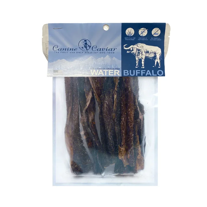 Canine Caviar Water Buffalo Tripe 6-Inch Dog Treats – Vanilla 6-pack