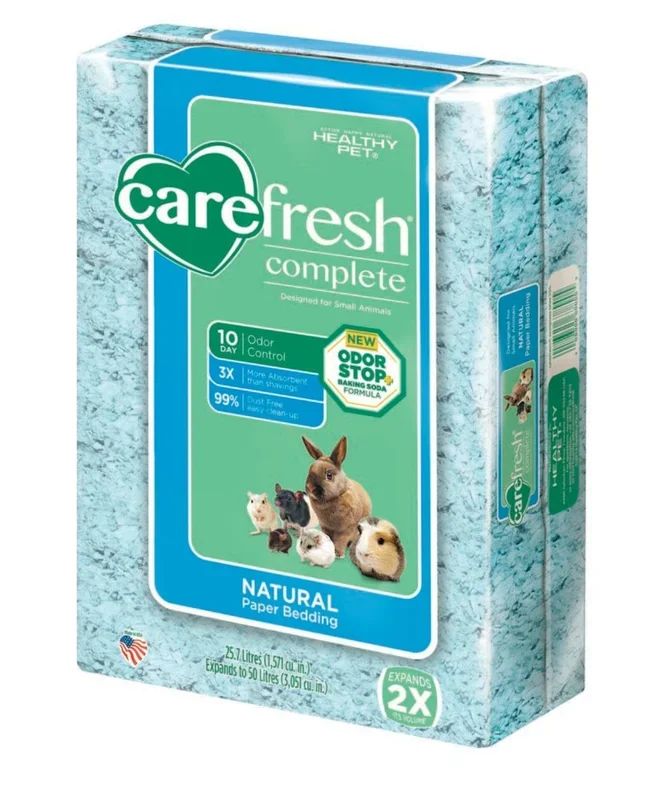 Carefresh Complete Comfort Blue Paper Bedding for Small Animals 50 Liters