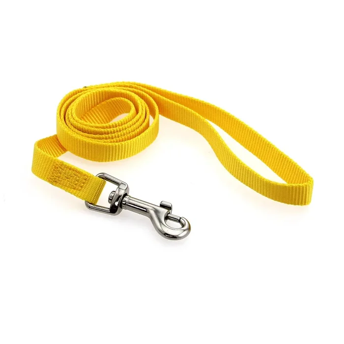 Casual Canine Nylon Dog Leash – Yellow