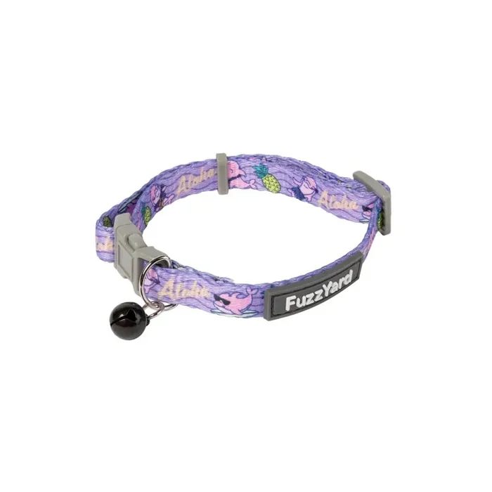 Cat collar FuzzYard Aloha Dolphins [Size 20/30 cm]