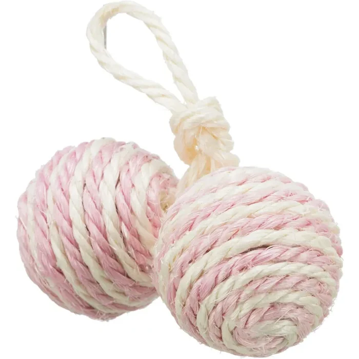 Cat toys ball on sisal rope Trixie