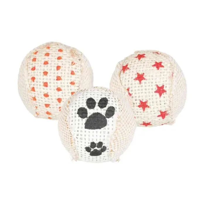Cat toys jute sound balls Trixie
