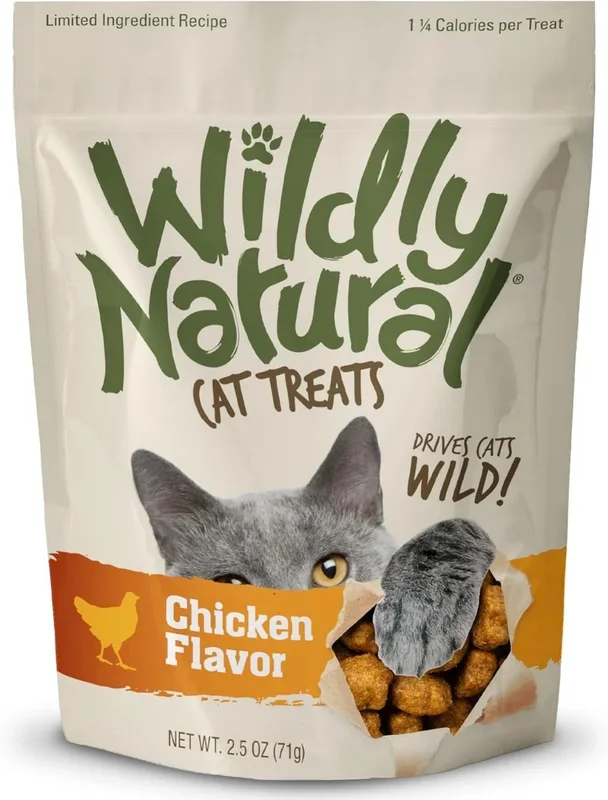 Cat Treats, Chicken Flavor, 2.5 oz