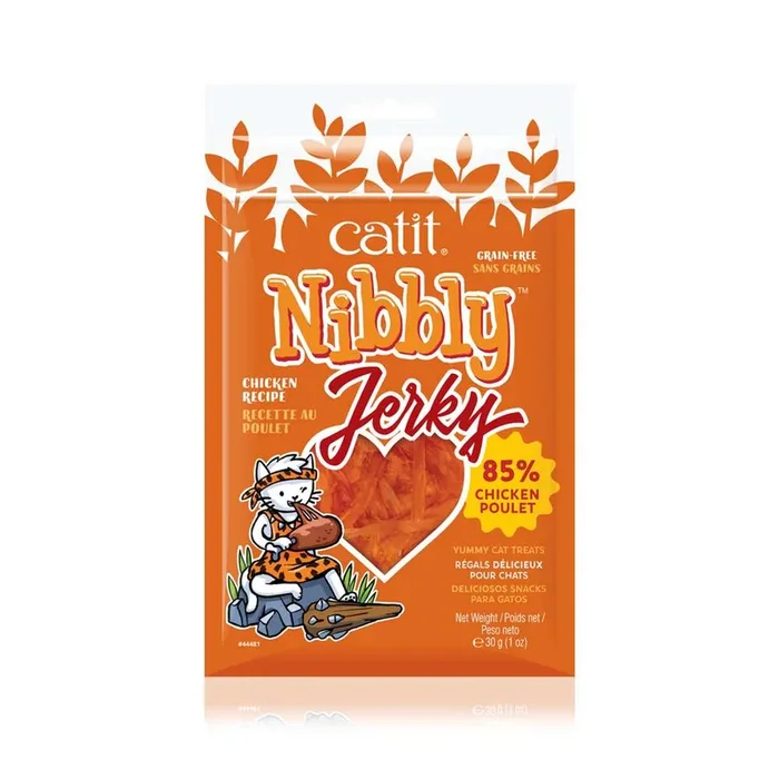 Catit Nibbly Jerky Chicken Cat Treats