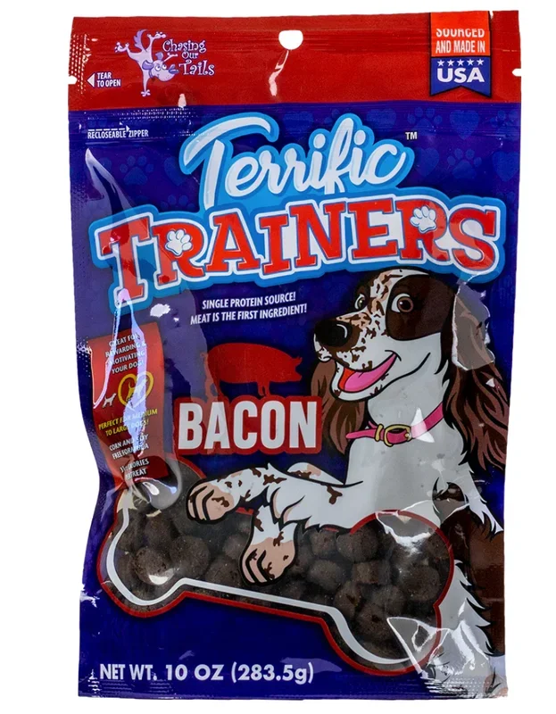 Chasing Our Tails “Terrific Trainers” Training Treats, Bacon