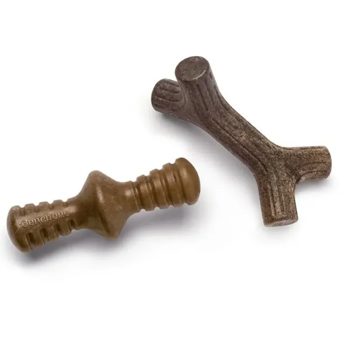 Chew toy for dogs Benebone Tiny Maplestick-Zaggler Bacon