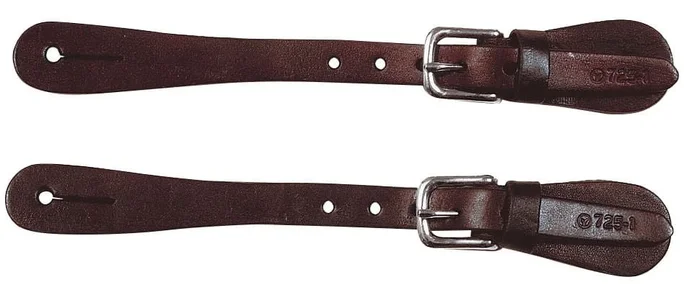 Circle Y Plain Spur Straps, Men’s