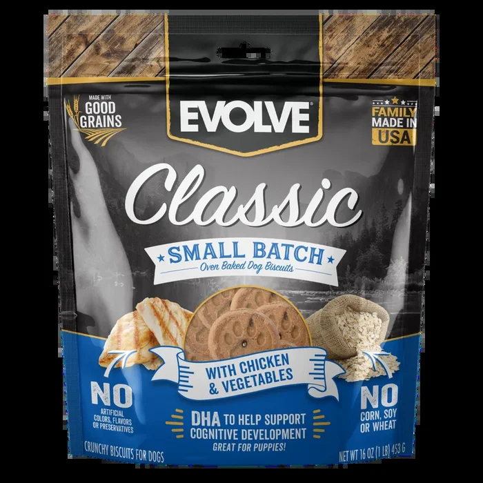 Classic Small Batch Oven Baked Biscuits with Chicken & Vegetables | 16 oz | Evolve