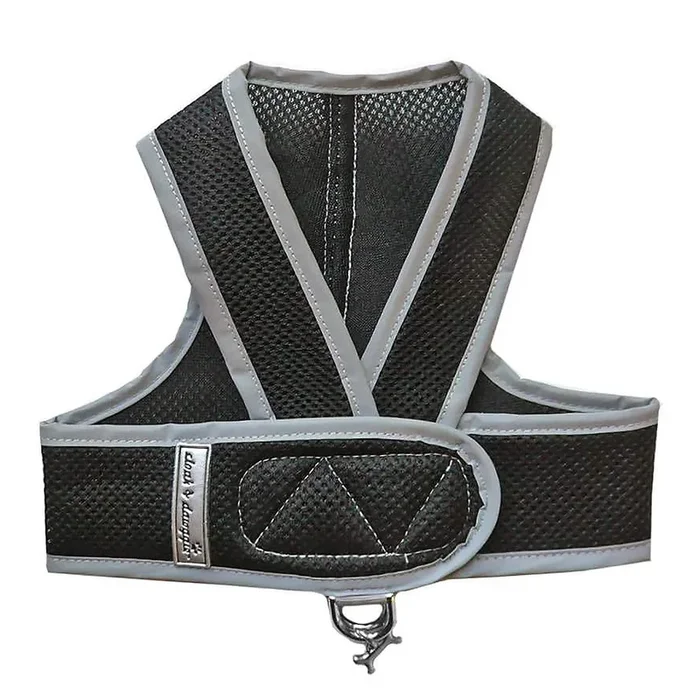 Cloak & Dawggie Classic Mesh Step N Go Dog Harness – Black