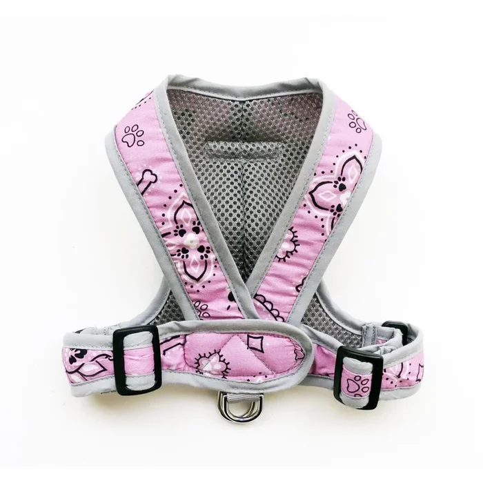 Cloak & Dawggie Precision Fit Bandana Dog Harness – Pink