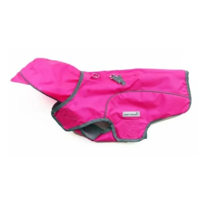 Cloak & Dawggie Precision Fit Dog Raincoat – Pink