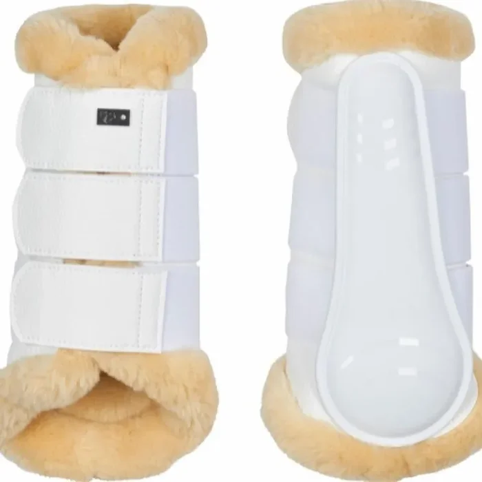 Closed horse gaiters with faux fur Catago [Size XL]