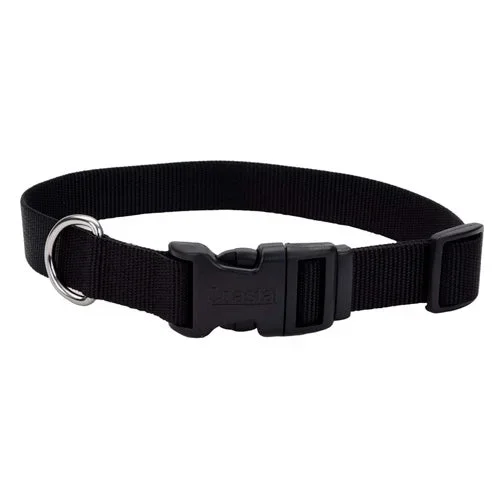 COASTAL COLLAR 3/8″ ADJ/PLASTIC BLK12
