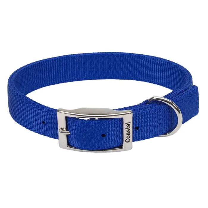 Coastal Double Nylon Collar 24″ Blue