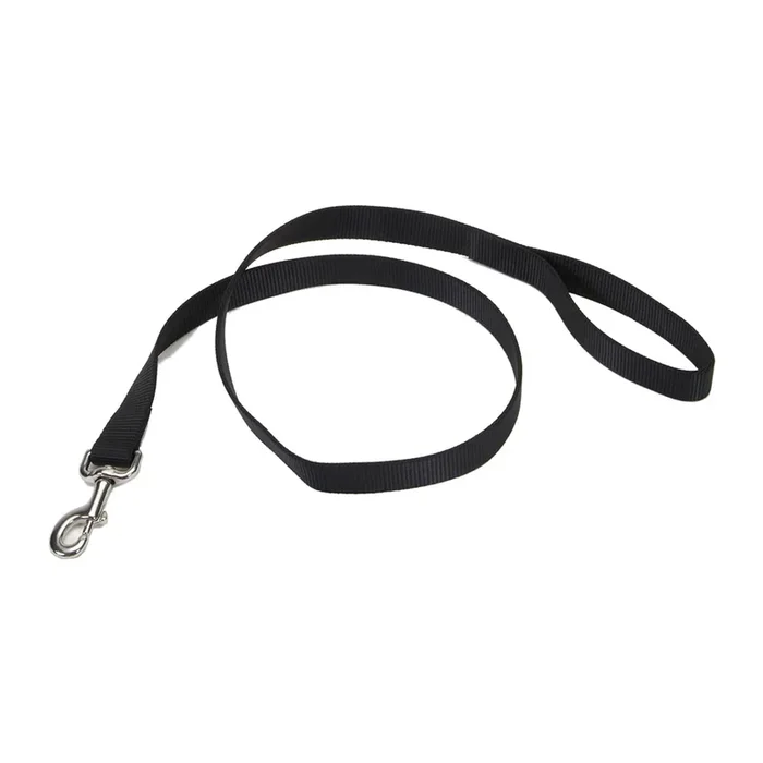 Coastal® Single-Ply Dog Leash, Black 3/8″ x 6′
