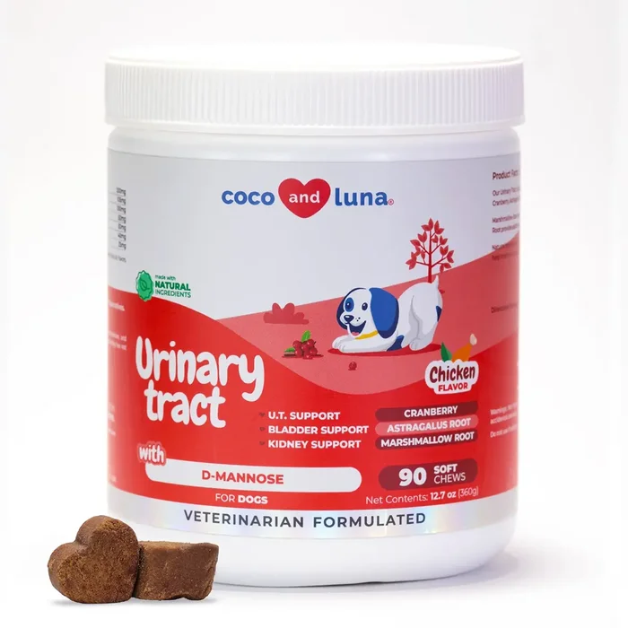Coco and Luna Urinary Tract Support Soft Chew Dog Supplement