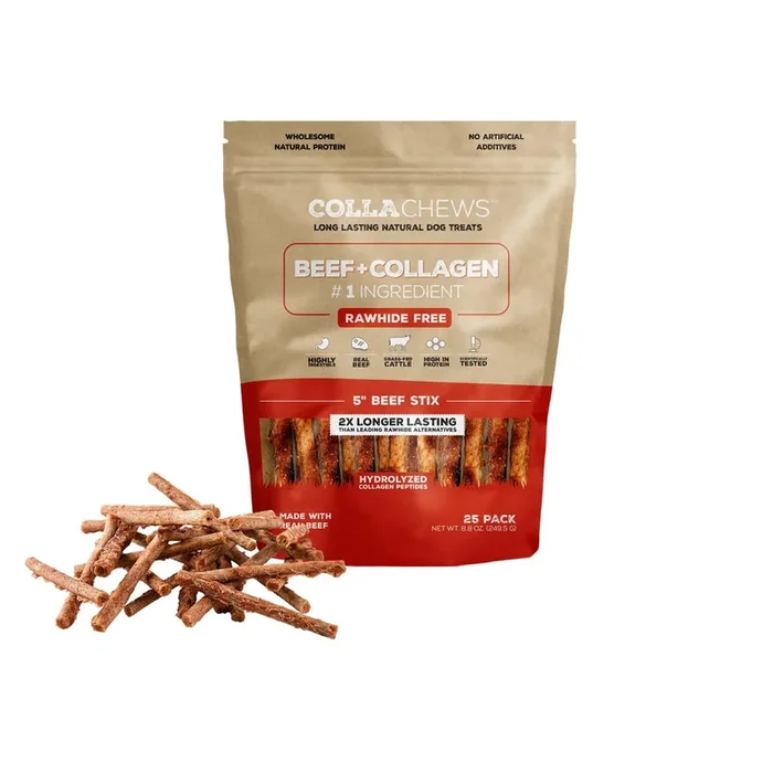 CollaChews Beef & Collagen Sticks Dog Treat