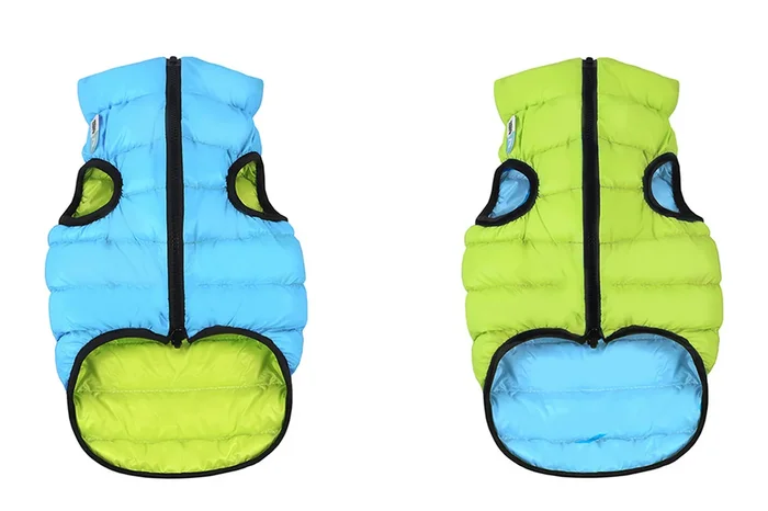 COLLAR BRAND | Reversible AiryVest in Light Green and Blue (with Harness Hole)
