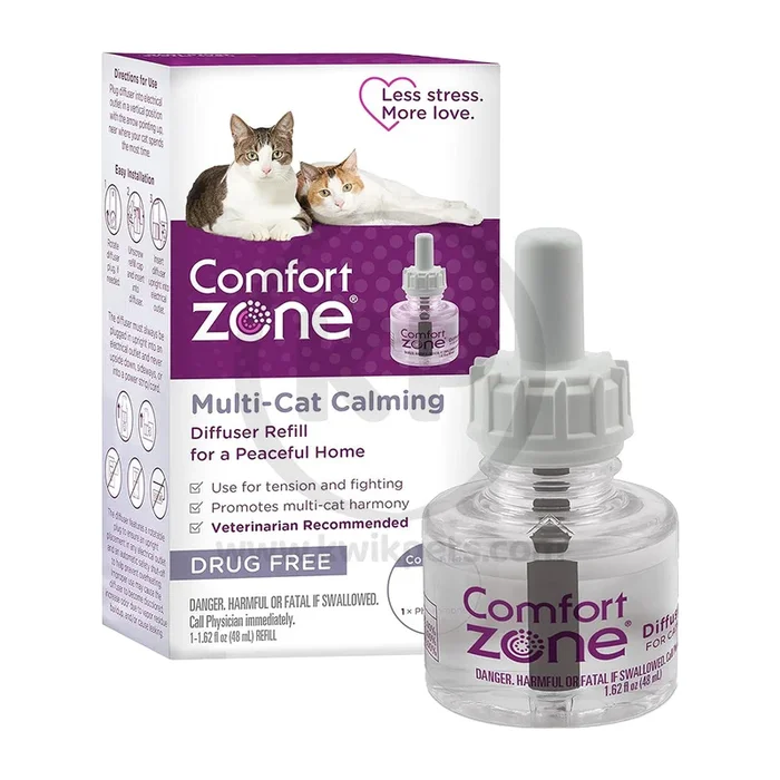 Comfort Zone Multi-Cat Calming Diffuser Refills 1 Count