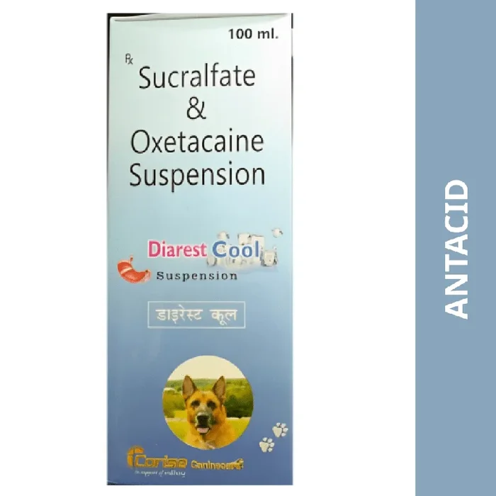 Corise Diarest Cool Syrup (Sucralfate & Oxetacaine) for Dogs and Cats
