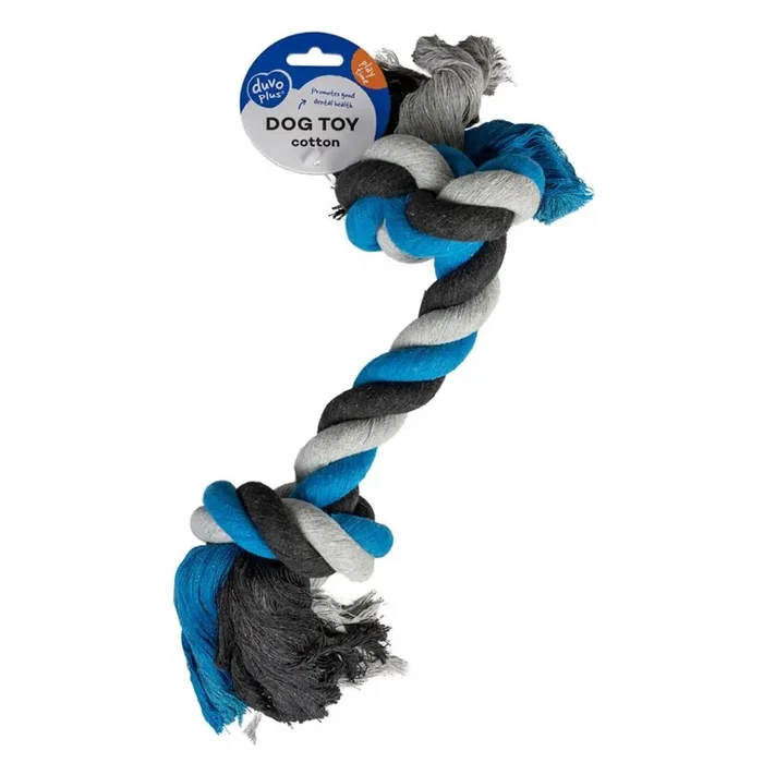 Cotton dog rope with bow Duvoplus