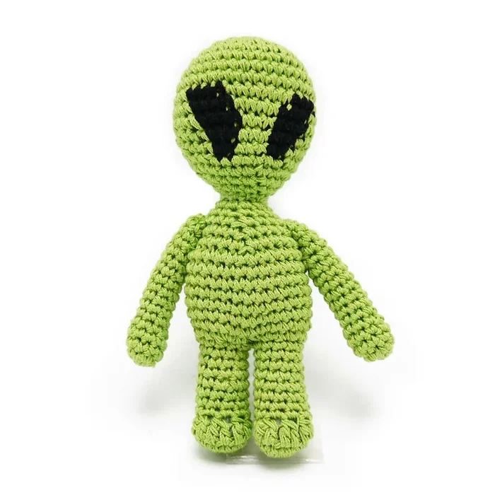 Crochet Alien Dog Toy from Dogo Pet