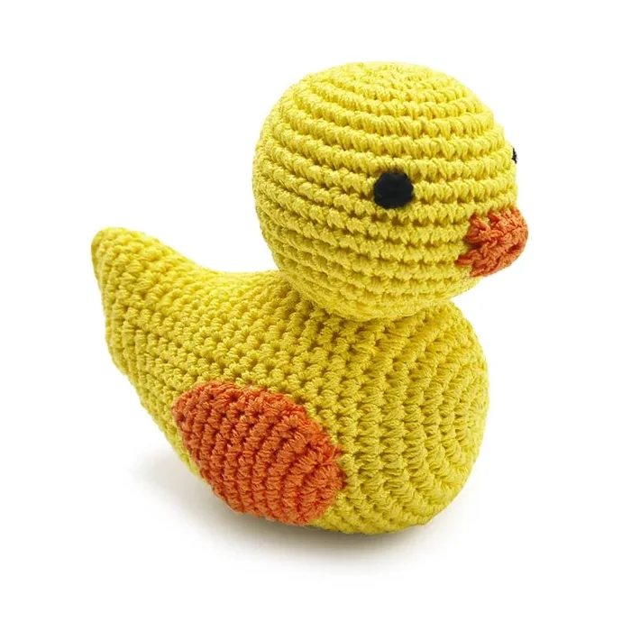 Crochet Duck Dog Toy from Dogo Pet