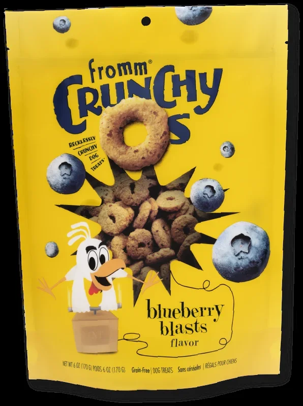 Crunchy Os Blueberry Blasts Flavor Dog Treats – 6 oz.