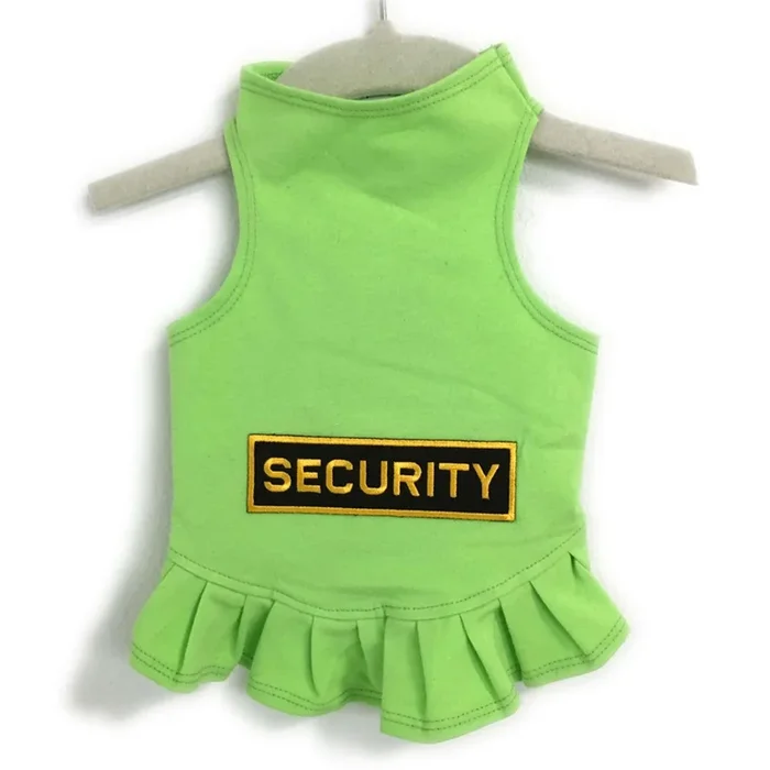Daisy & Lucy Security Dog Dress – Lime
