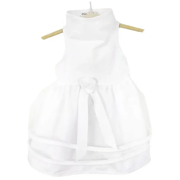 Daisy and Lucy White Tulle Dog Dress