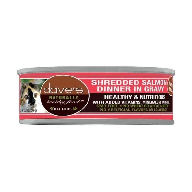 Dave’s Cat GF shrd salmon 5.5 oz