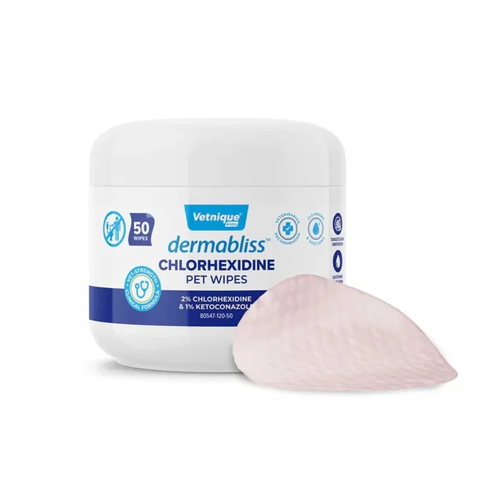 Dermabliss Chlorhexidine Pet Wipes